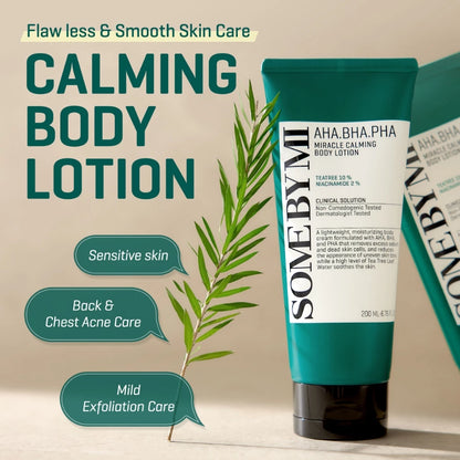 SBM AHA-BHA-PHA Acne Calming Body Set