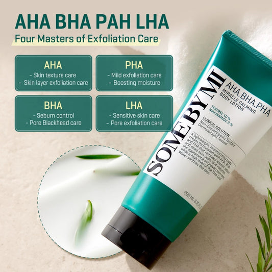 SBM AHA-BHA-PHA Acne Calming Body Set