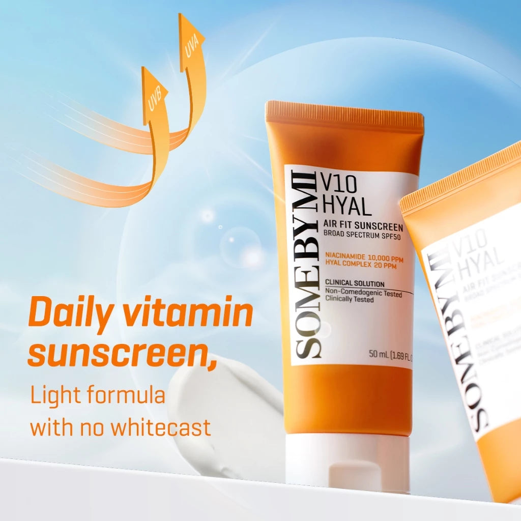 SBM Niacinamide Blemish Care Set (Air Fit Sunscreen 50ml + Yuja Serum 50ml)