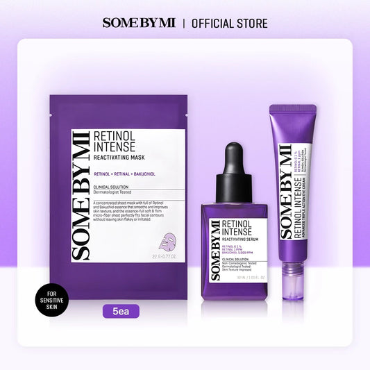 SBM Retinol Intense Set (Eye Cream + Serum + Sheet Mask)
