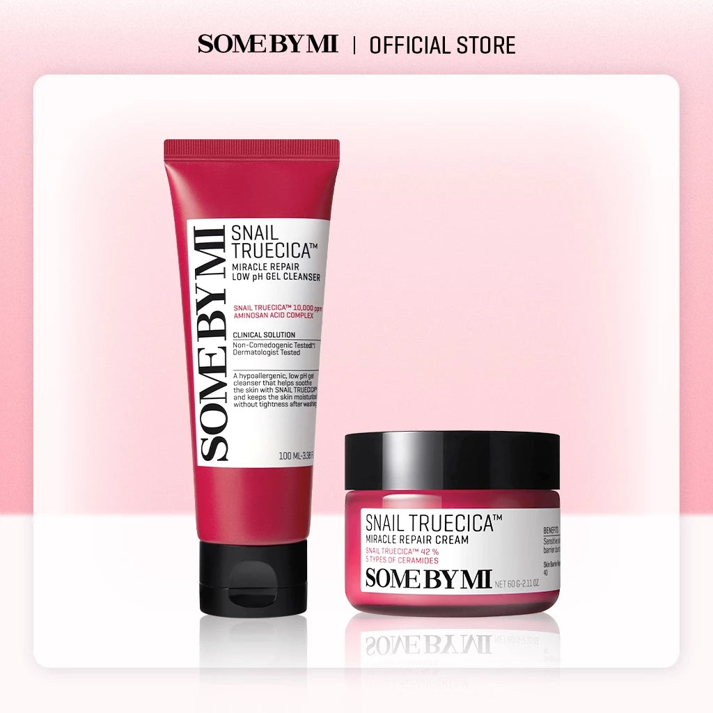 SBM Snail Cream + Snail Gel Cleanser