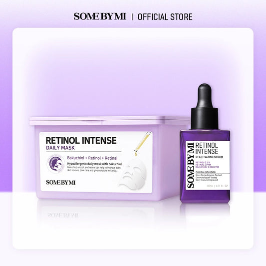 SBM Retinol Intense Daily Care Duo Set (Retinol Daily Mask, Retinol Serum)