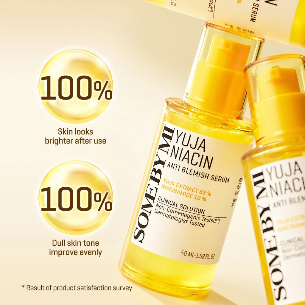 SBM Yuja Niacin Daily Care Set (Anti-Blemish Daily Mask 30 sheets + Yuja Serum 50ml)