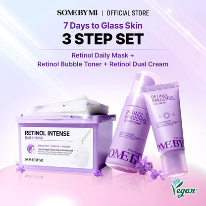 SBM Retinol Glass Skin 3 Step Set