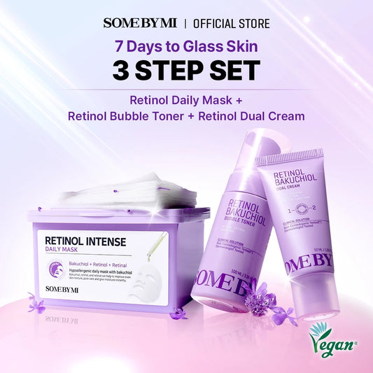 SBM Retinol Glass Skin 3 Step Set