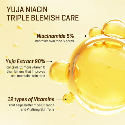 SBM Yuja Niacinamide 3 Step Set (Daily Mask+Toner 150ml+Serum 50ml)