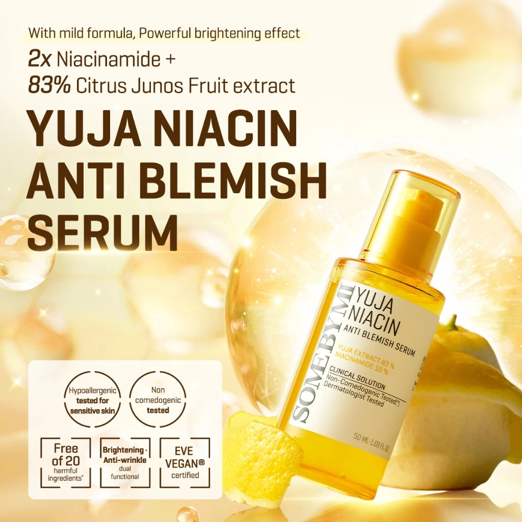 SBM Yuja Niacin 30 Days Blemish Care Serum 50ml+ Toner 150ml