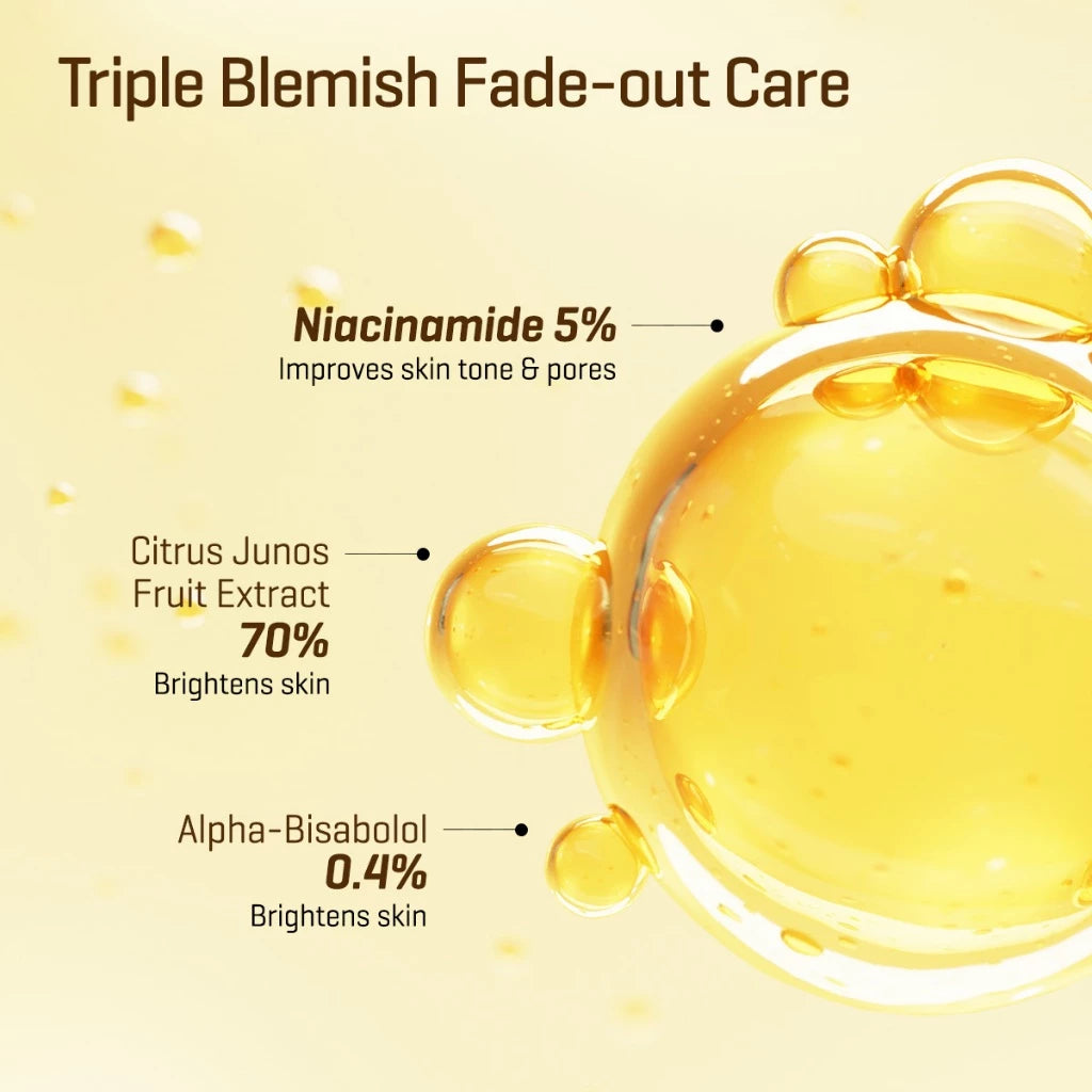 SBM Yuja Niacin 30 Days Blemish Care (Serum 50ml+ Niacin Anti Blemish Cream 60g)
