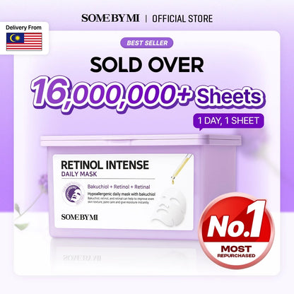 SBM Retinol Glass Skin 2 Step Set (Retinol Bakuchiol Bubble Toner100ml+Retinol Daily Mask 30ea)