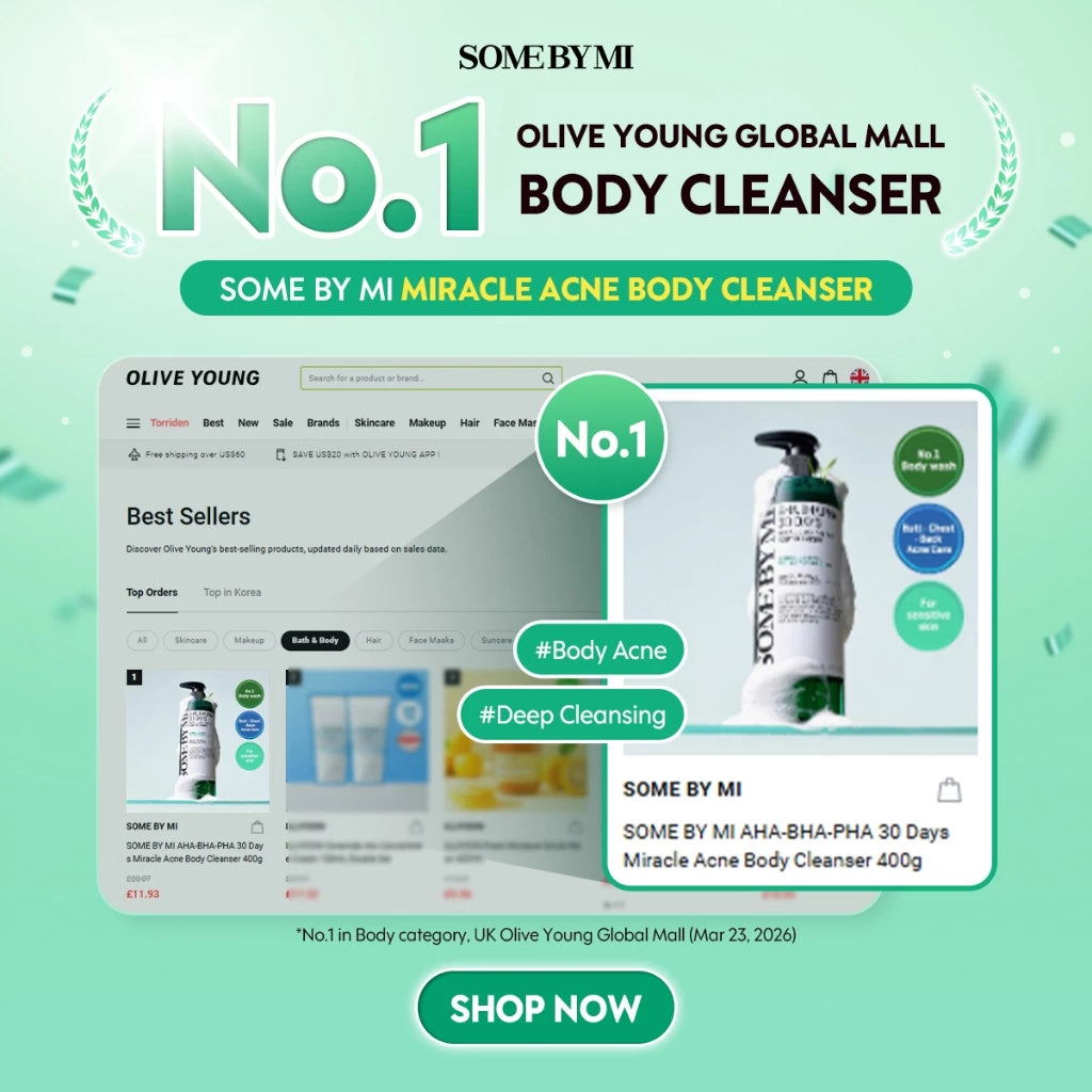 SBM Body Acne Clear Away AHA-BHA-PHA 30 Days Miracle Acne Clear Body Cleanser 400g
