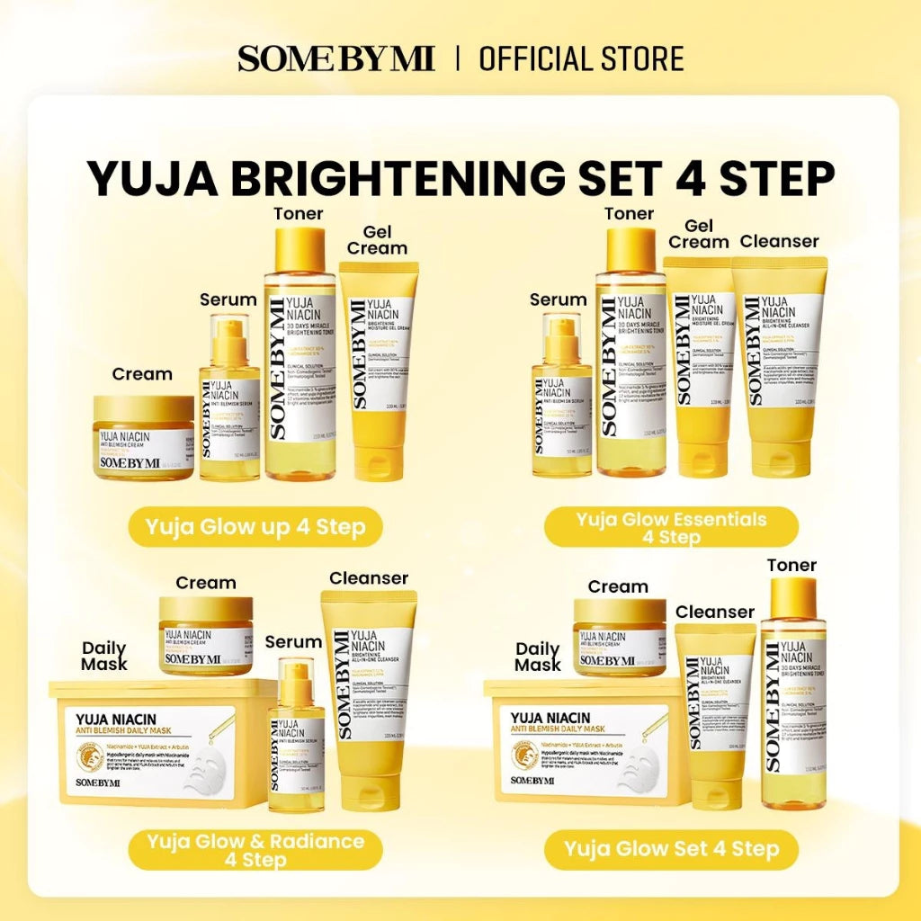 SBM Yuja Brightening 4 Step Set Collection