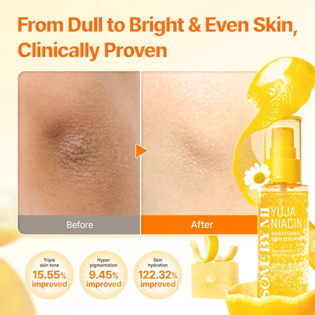 SBM Yuja Niacin Brightening Body Serum Mist 80ml