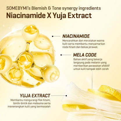 SBM 7 Days Brightening Booster Duo (Yuja Niacin Daily Mask + Serum Mist SET [30ea + 80ml set]