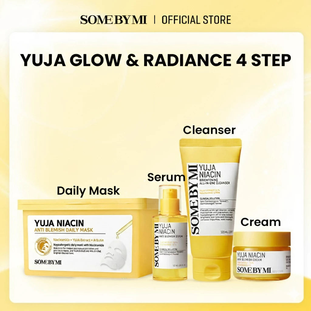 SBM Yuja Brightening 4 Step Set Collection