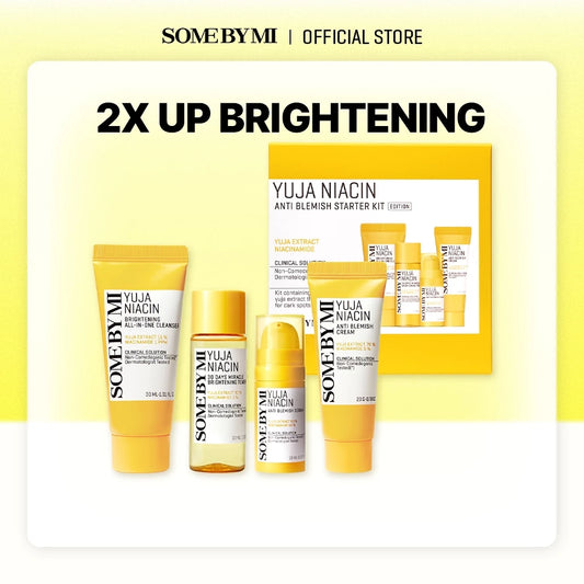 SBM Yuja Niacin 30 Days Brightening Starter Kit (Cleanser30ml/Toner30ml/Serum10ml/ Cream20g)